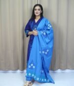 Premium three-piece set made of soft cotton fabric.Blue 05 - Image 3