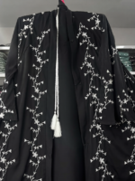 Viral Lata Abaya Black - Image 2