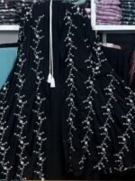 Viral Lata Abaya Black